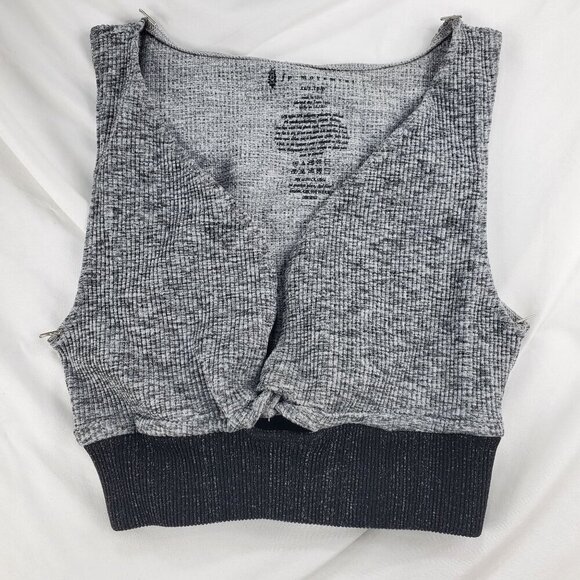 Free People Movement Women's Gray Sports Bra Sleeveless Activewear Size XS - Picture 4 of 9